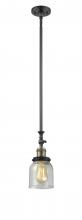 Innovations Lighting 206-BAB-G54 - Bell - 1 Light - 5 inch - Black Antique Brass - Stem Hung - Adjustable Mini Pendant