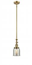 Innovations Lighting 206-BB-G58 - Bell - 1 Light - 5 inch - Brushed Brass - Stem Hung - Adjustable Mini Pendant