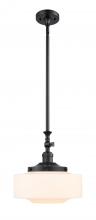 Innovations Lighting 206-BK-G691-12 - Bridgeton - 1 Light - 12 inch - Matte Black - Stem Hung - Mini Pendant