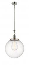 Innovations Lighting 206-PN-G204-14 - Beacon - 1 Light - 12 inch - Polished Nickel - Stem Hung - Mini Pendant