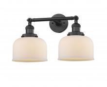 Innovations Lighting 208-BK-G71 - Bell - 2 Light - 19 inch - Matte Black - Adjustable Bath Vanity Light