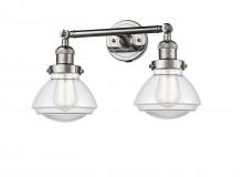 Innovations Lighting 208-PN-G322 - Olean - 2 Light - 17 inch - Polished Nickel - Adjustable Bath Vanity Light