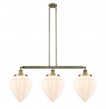 Innovations Lighting 213-AB-G661-12 - Bullet - 3 Light - 40 inch - Antique Brass - Stem Hung - Island Light