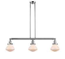 Innovations Lighting 213-PC-G321 - Olean - 3 Light - 39 inch - Polished Chrome - Stem Hung - Island Light