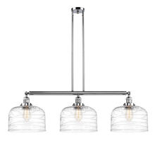 Innovations Lighting 213-PC-G713-L - Bell - 3 Light - 42 inch - Polished Chrome - Stem Hung - Island Light