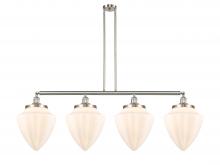 Innovations Lighting 214-SN-G661-12 - Bullet - 4 Light - 50 inch - Brushed Satin Nickel - Stem Hung - Adjustable Island Light