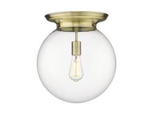 Innovations Lighting 221-1F-AB-G202-14 - Beacon - 1 Light - 14 inch - Antique Brass - Flush Mount