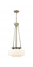 Innovations Lighting 221-1P-AB-G691-16 - Bridgeton - 1 Light - 16 inch - Antique Brass - Chain Hung - Pendant