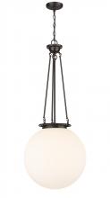 Innovations Lighting 221-1P-OB-G201-18 - Beacon - 1 Light - 18 inch - Oil Rubbed Bronze - Chain Hung - Pendant