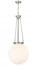 Innovations Lighting 221-1P-SN-G201-18 - Beacon - 1 Light - 18 inch - Satin Nickel - Chain Hung - Pendant