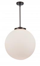 Innovations Lighting 221-1S-OB-G201-18 - Beacon - 1 Light - 18 inch - Oil Rubbed Bronze - Stem Hung - Pendant