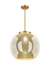 Innovations Lighting 221-1S-SG-G128-16 - Athens - 1 Light - 16 inch - Satin Gold - Stem Hung - Pendant