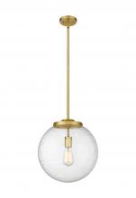 Innovations Lighting 221-1S-SG-G204-14 - Beacon - 1 Light - 16 inch - Satin Gold - Cord hung - Pendant