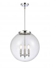 Innovations Lighting 221-3S-PC-G204-16 - Beacon - 3 Light - 16 inch - Polished Chrome - Cord hung - Pendant