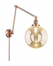 Innovations Lighting 238-AC-G208-10 - Beacon - 1 Light - 10 inch - Antique Copper - Swing Arm