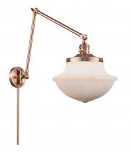 Innovations Lighting 238-AC-G541 - Oxford - 1 Light - 12 inch - Antique Copper - Swing Arm