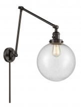 Innovations Lighting 238-OB-G204-10 - Beacon - 1 Light - 10 inch - Oil Rubbed Bronze - Swing Arm