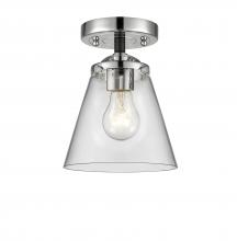 Innovations Lighting 284-1C-BPN-G62 - Cone - 1 Light - 6 inch - Black Polished Nickel - Semi-Flush Mount