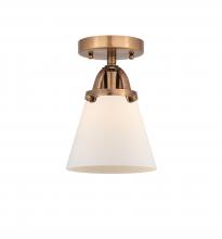 Innovations Lighting 288-1C-AC-G61 - Cone - 1 Light - 6 inch - Antique Copper - Semi-Flush Mount