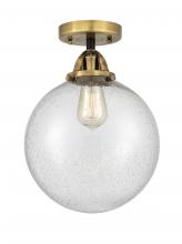 Innovations Lighting 288-1C-BAB-G204-10 - Beacon - 1 Light - 10 inch - Black Antique Brass - Semi-Flush Mount