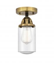 Innovations Lighting 288-1C-BAB-G314 - Dover - 1 Light - 5 inch - Black Antique Brass - Semi-Flush Mount