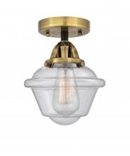 Innovations Lighting 288-1C-BAB-G534 - Oxford - 1 Light - 8 inch - Black Antique Brass - Semi-Flush Mount