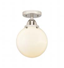 Innovations Lighting 288-1C-PN-G201-8 - Beacon - 1 Light - 8 inch - Polished Nickel - Semi-Flush Mount