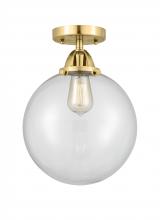 Innovations Lighting 288-1C-SG-G202-10 - Beacon - 1 Light - 10 inch - Satin Gold - Semi-Flush Mount