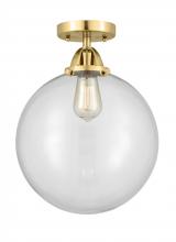 Innovations Lighting 288-1C-SG-G202-12 - Beacon - 1 Light - 12 inch - Satin Gold - Semi-Flush Mount