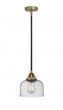 Innovations Lighting 288-1S-BAB-G74 - Bell - 1 Light - 8 inch - Black Antique Brass - Cord hung - Mini Pendant