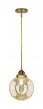 Innovations Lighting 288-1S-BB-G208-8 - Beacon - 1 Light - 8 inch - Brushed Brass - Stem hung - Mini Pendant
