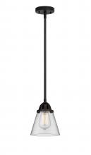 Innovations Lighting 288-1S-BK-G62 - Cone - 1 Light - 6 inch - Matte Black - Cord hung - Mini Pendant