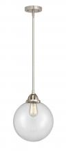 Innovations Lighting 288-1S-SN-G202-10 - Beacon - 1 Light - 10 inch - Brushed Satin Nickel - Cord hung - Mini Pendant