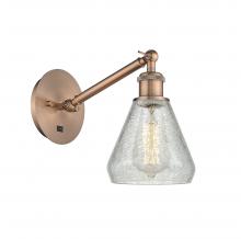 Innovations Lighting 317-1W-AC-G275 - Conesus - 1 Light - 6 inch - Antique Copper - Sconce