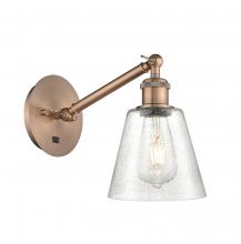 Innovations Lighting 317-1W-AC-G454 - Caton - 1 Light - 5 inch - Antique Copper - Sconce