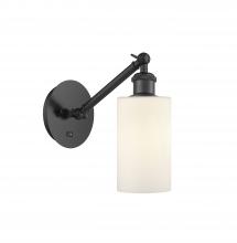 Innovations Lighting 317-1W-BK-G801 - Clymer - 1 Light - 4 inch - Matte Black - Sconce