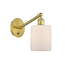 Innovations Lighting 317-1W-SG-G111 - Cobbleskill - 1 Light - 5 inch - Satin Gold - Adjustable Sconce