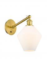 Innovations Lighting 317-1W-SG-G651-8 - Cindyrella - 1 Light - 8 inch - Satin Gold - Adjustable Sconce