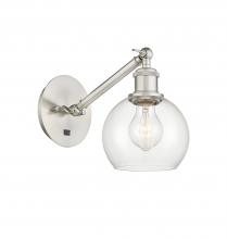 Innovations Lighting 317-1W-SN-G122-6 - Athens - 1 Light - 6 inch - Brushed Satin Nickel - Adjustable Sconce