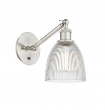 Innovations Lighting 317-1W-SN-G382 - Castile - 1 Light - 6 inch - Brushed Satin Nickel - Sconce