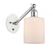 Innovations Lighting 317-1W-WPC-G111 - Cobbleskill - 1 Light - 5 inch - White Polished Chrome - Adjustable Sconce