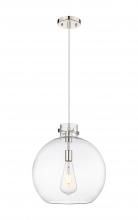 Innovations Lighting 410-1PL-PN-G410-16CL - Newton Sphere - 1 Light - 16 inch - Polished Nickel - Cord hung - Pendant