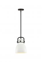 Innovations Lighting 410-1SS-BK-M412-8W - Newton Sphere - 1 Light - 8 inch - Matte Black - Multi Pendant