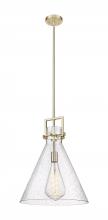 Innovations Lighting 411-1SL-CB-G411-16SDY - Newton Cone - 1 Light - 16 inch - Champagne Bronze - Stem hung - Pendant