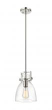 Innovations Lighting 411-1SS-PN-G412-8SDY - Newton Bell - 1 Light - 8 inch - Polished Nickel - Mini Pendant