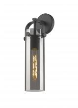 Innovations Lighting 413-1W-BK-G413-1W-4SM - Pilaster - 1 Light - 4 inch Glass - Matte Black - Sconce