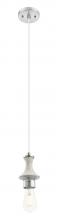 Innovations Lighting 415-1PR-SN - Astor - 1 Light - 3.5 inch - Brushed Satin Nickel - Cord hung - Mini Pendant