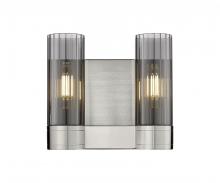 Innovations Lighting 429-2W-SN-G429-8SM - Empire - 2 Light - 11 inch - Satin Nickel - Bath Vanity Light