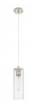 Innovations Lighting 434-1P-PN-G434-12CL - Crown Point - 1 Light - 5 inch - Polished Nickel - Pendant