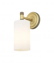 Innovations Lighting 434-1W-BB-G434-7WH - Crown Point - 1 Light - 5 inch - Brushed Brass - Sconce